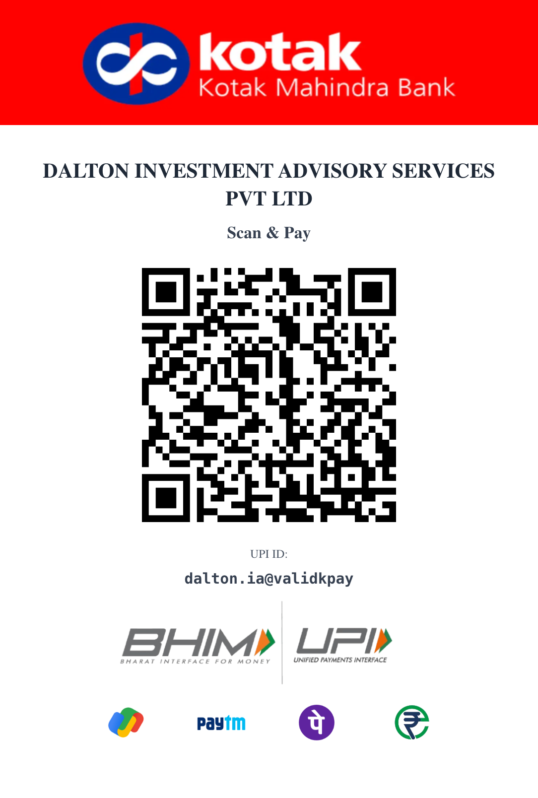 Dalton Investment Advisory Services